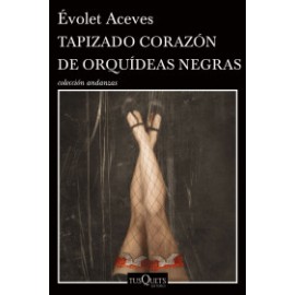 Tapizado corazón de orquídeas negras